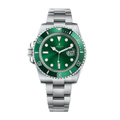 Ocean Diver 40 – Green Sunburst Dial | Stainless Steel Bracelet & Green Ceramic Bezel