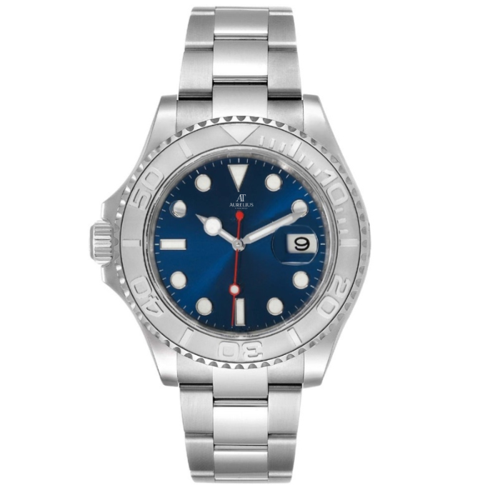 Sport 40 – Blue Dial | Steel Bracelet & Matte Dive Bezel