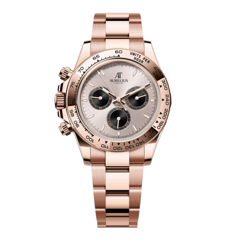 Chronograph 40 – Chocolate Dial | Rose Gold Tone Bracelet
