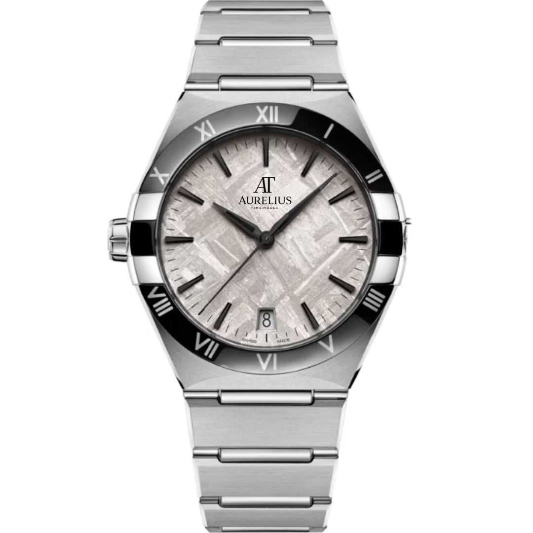 Integrated Sport 41 – Grey Textured Dial | Steel Integrated Bracelet & Engraved Bezel