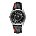 Modern Classic 40 – Blue Dial with Orange Accents | Silver Tone Case & Blue Fabric Strap