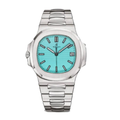 Integrated Classic 40 – Tiffany Blue Dial | Steel Bracelet & Horizontal Texture