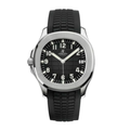 Sport Travel 40 – Black Embossed Dial | Steel Case & Black Rubber Strap & Dual-Time Display