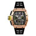 Skeleton Chronograph 44 – Openworked Dial | Rose Gold Tone Case & Rubber Strap