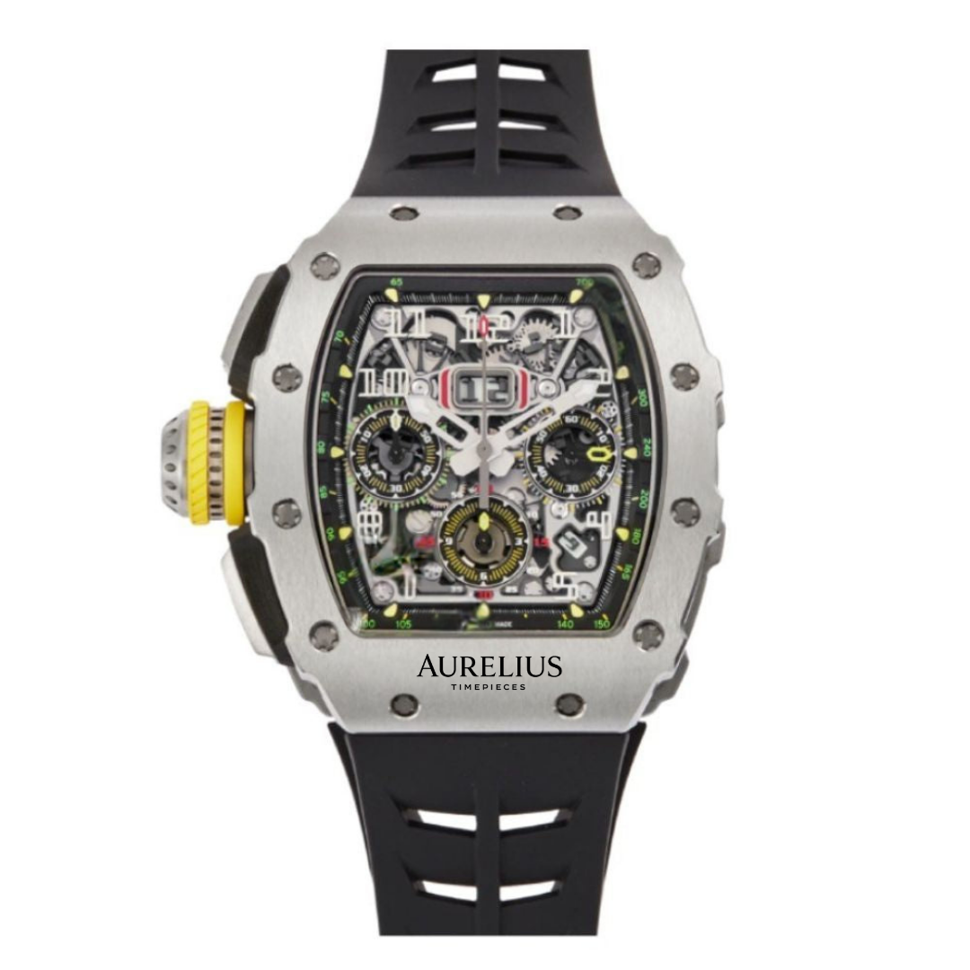 Skeleton Chronograph 44 – Openworked Dial | Titanium Case & Rubber Strap