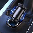 Carregador rápido para automóvel com 2 portas USB