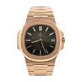 Integrated Chronograph 40 – Black Dial | Rose Gold Tone Bracelet & Horizontal Texture