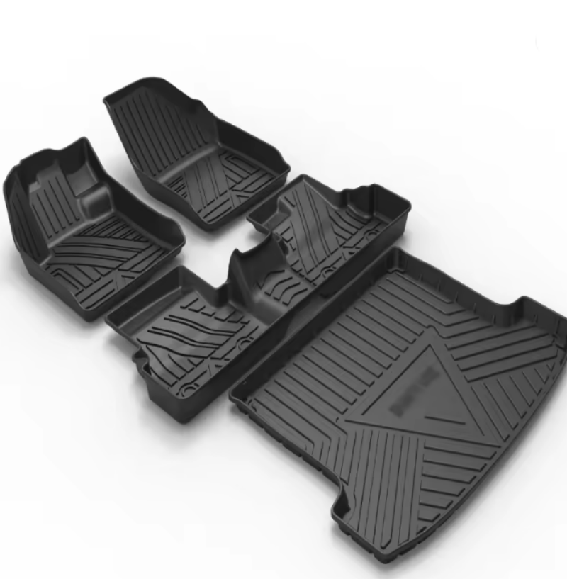 Conjunto de tapetes 3D em forma de tabuleiro para o teu carro