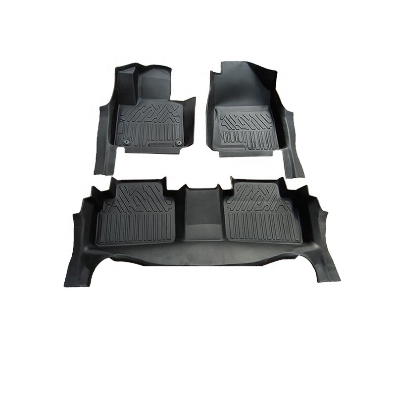Conjunto de tapetes 3D tipo tabuleiro sem mala